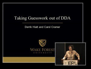 Tuesday DDA Session_ERandL 2012